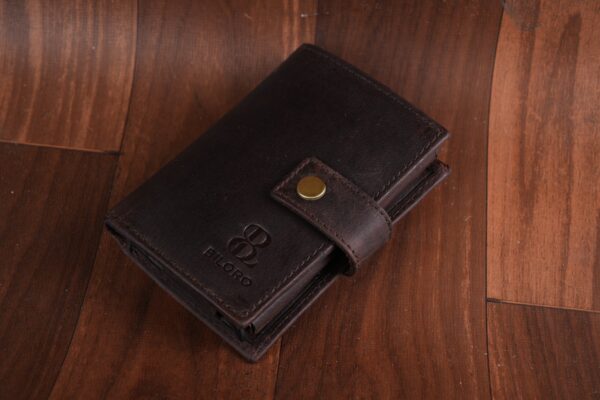 Hunter Pop-Up Wallet – Coffee Brown
